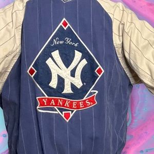 Vintage 90s Yankee Baseball reversible jacket